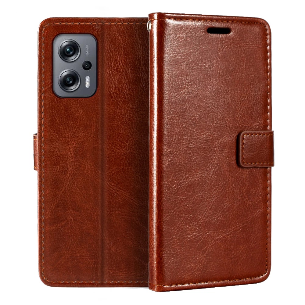 Ốp Lưng Da PU Nắp Lật Thời Trang Cho Xiaomi Poco X4 GT