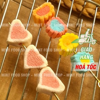 Kẹo Bông Marshmallow (Dưa Hấu, Bông Hoa, Xoắn, Trái Tim) - Lon 200gr