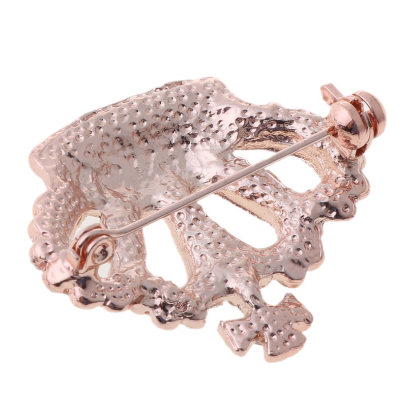 Ghim Cài Áo Hình Vương Miện Đính Đá Phong Cách Vintage Dành Cho Nữ