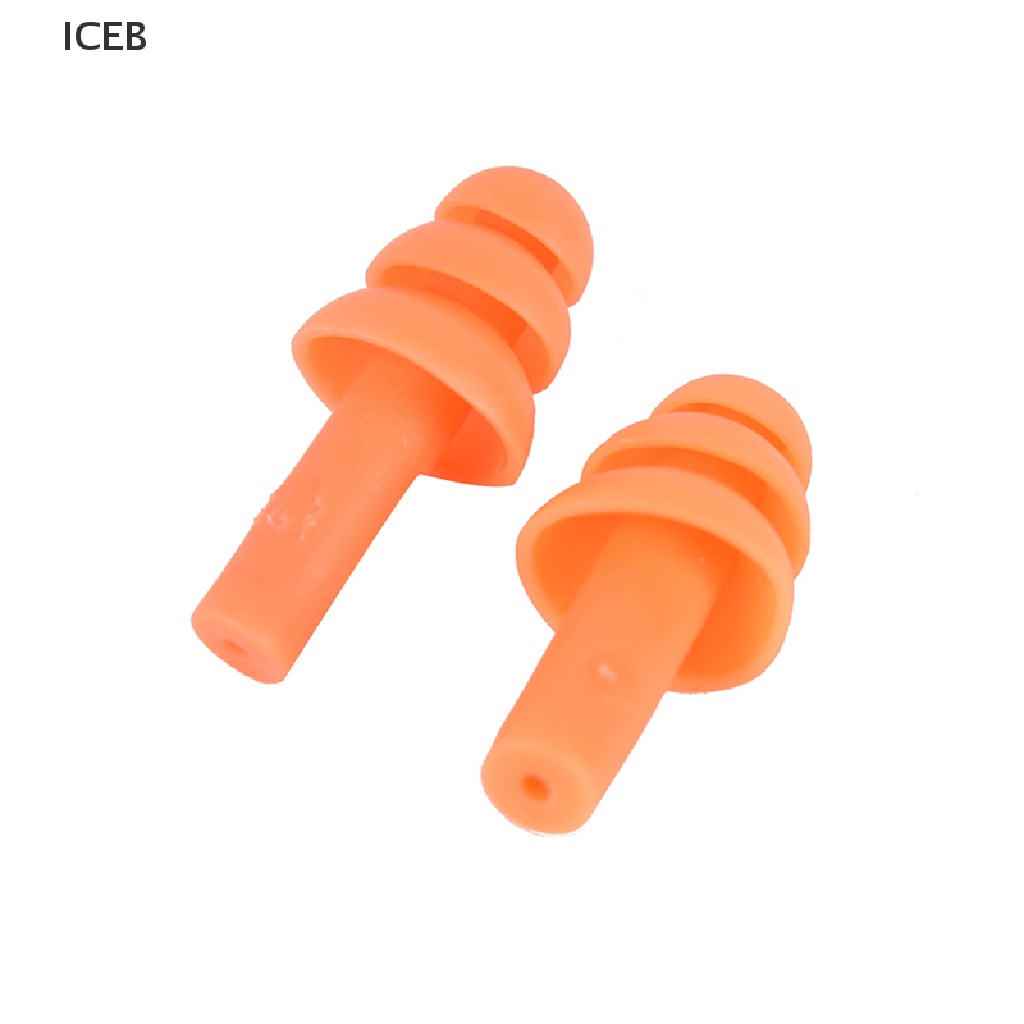 Ic 2 Cặp Nút Bịt Tai Bằng Silicon Mềm Chống Ồn Bảo Vệ Tai Có Hộp Đựng my