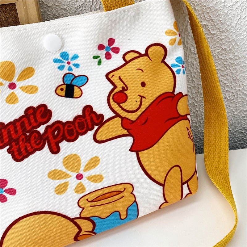 Túi Đeo Chéo Vải Canvas Họa Tiết Hoạt Hình Anime Đáng Yêu Thời Trang 2022