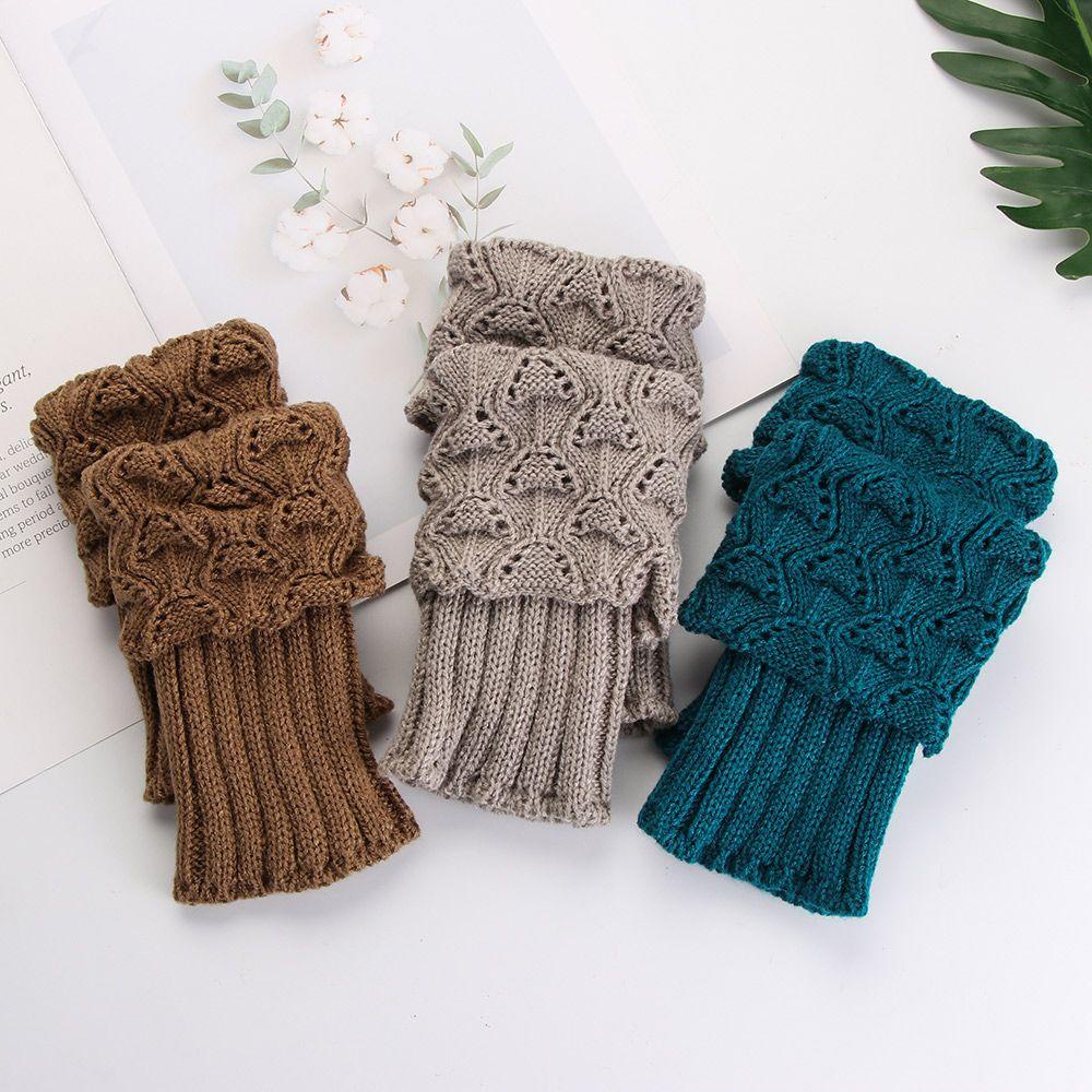 1 Cặp Phụ Kiện Giữ Ấm Chân Khi Mang Giày Bốt Thời Trang Cho Nữ