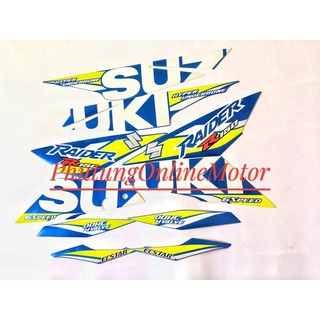 Tem suzuki Raider Fi Xanh Ecstar