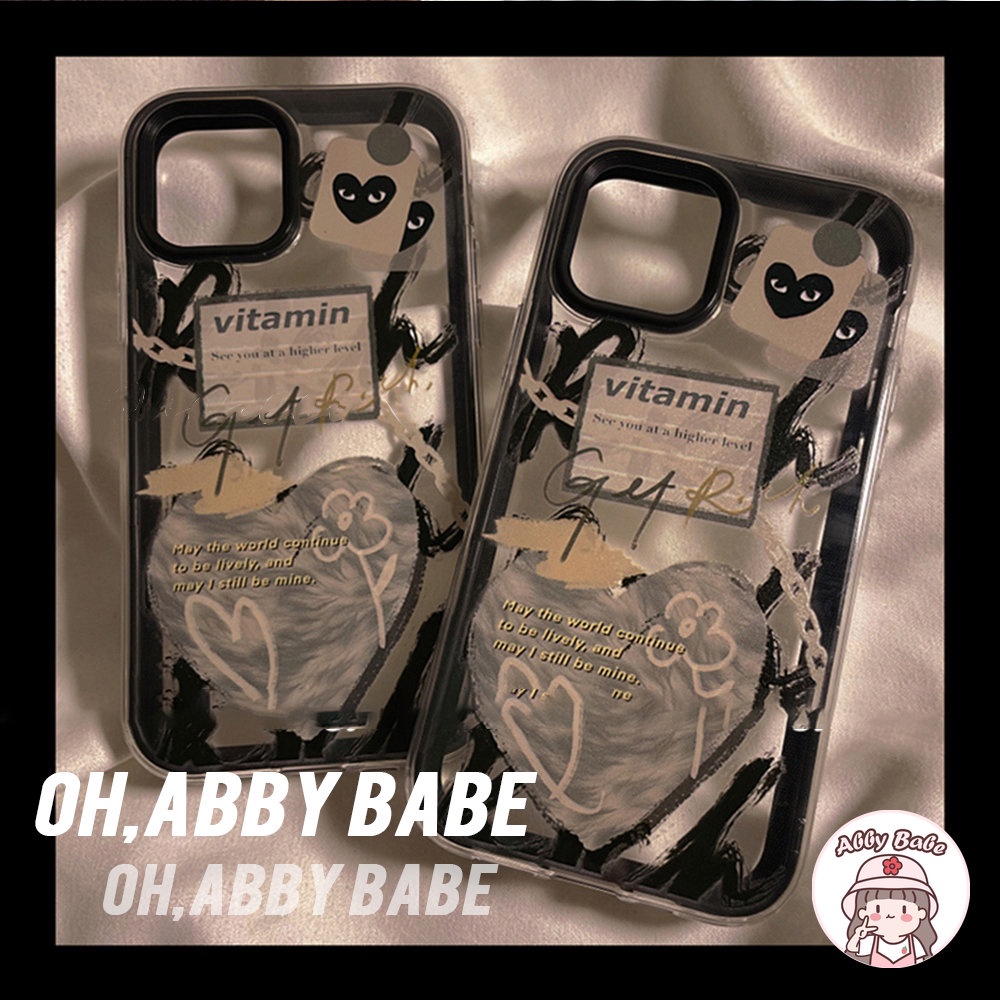 Ốp Điện Thoại TPU Mềm Trong Suốt Chống Sốc Chống Trượt In Họa Tiết Trái Tim 3 Trong 1 Cho Iphone 11 7Plus 13 12 11 Pro Max X XS 12 13 XR