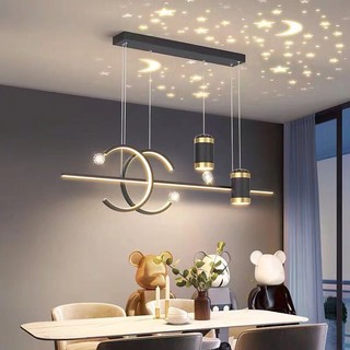 Đèn thả ZEL 3 chế độ ánh sáng kiểu dáng độc đáo trang trí nội thất sang trọng