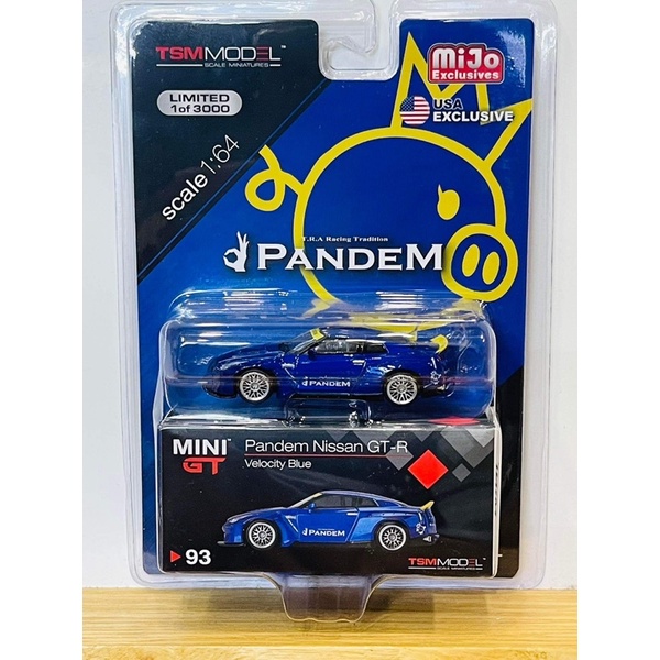 Hobby Store xe mô hình MiniGT Pandem Nissan GT-R Velocity Blue
