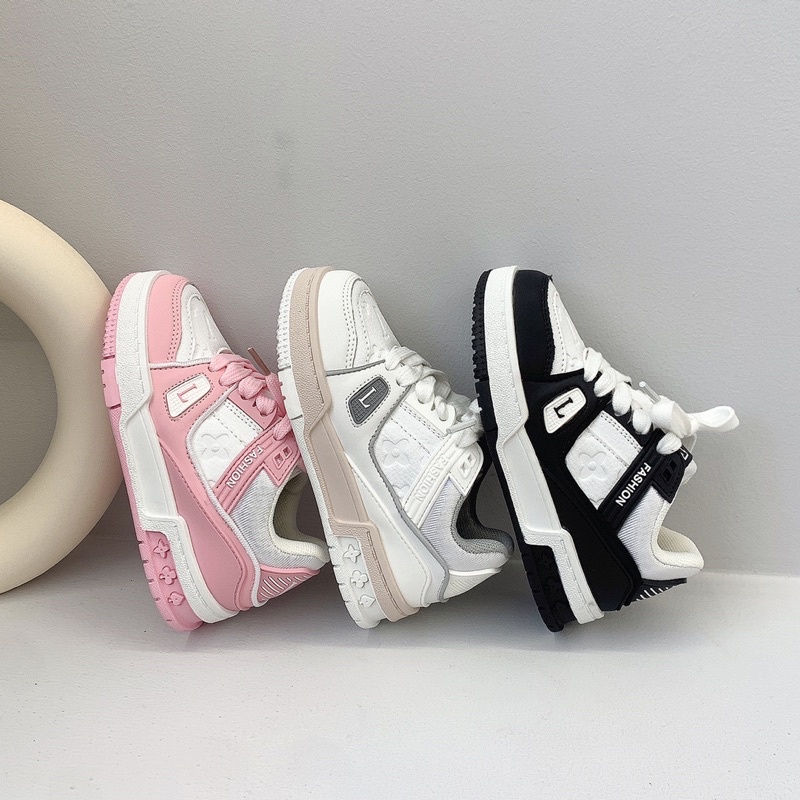 Giày thể thao cho bé trai hot nhất 2023, giày thể thao Lv cho bé gái mẫu mới hàng LOẠi 1