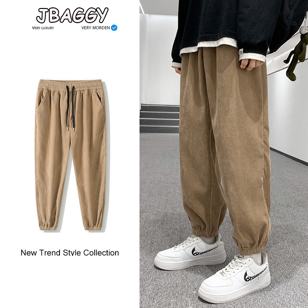 Quần Jogger nhung tăm JBAGGY năng động đễ phối đồ