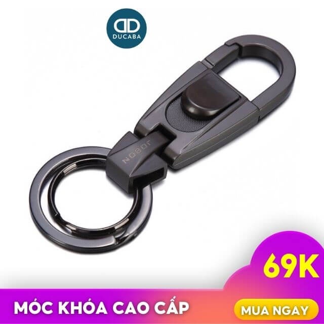 Móc khoá ô tô xe máy Jobon ZB-059 móc khoá treo đỉa cạp quần DUCABA