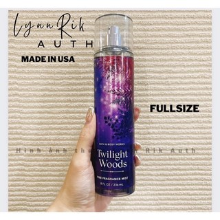 Auth_ fullsize twilight woods usa body mist xịt thơm & body lotion