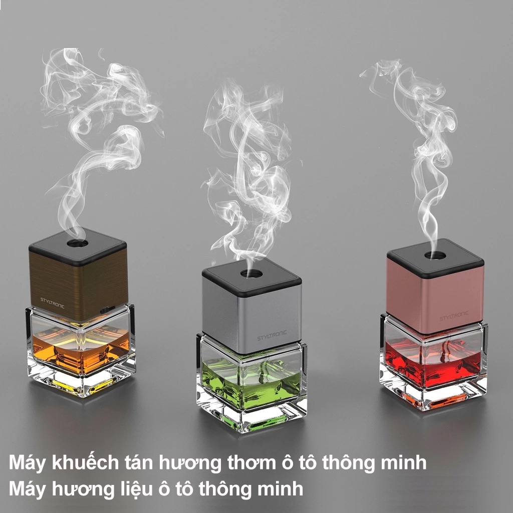 Máy khuếch tán không khí ô tô thông minh Máy tạo mùi thơm ô tô Máy tạo ẩm dầu thơm Máy làm mát không khí ô tô Nước hoa Hương thơm Tinh dầu không nước