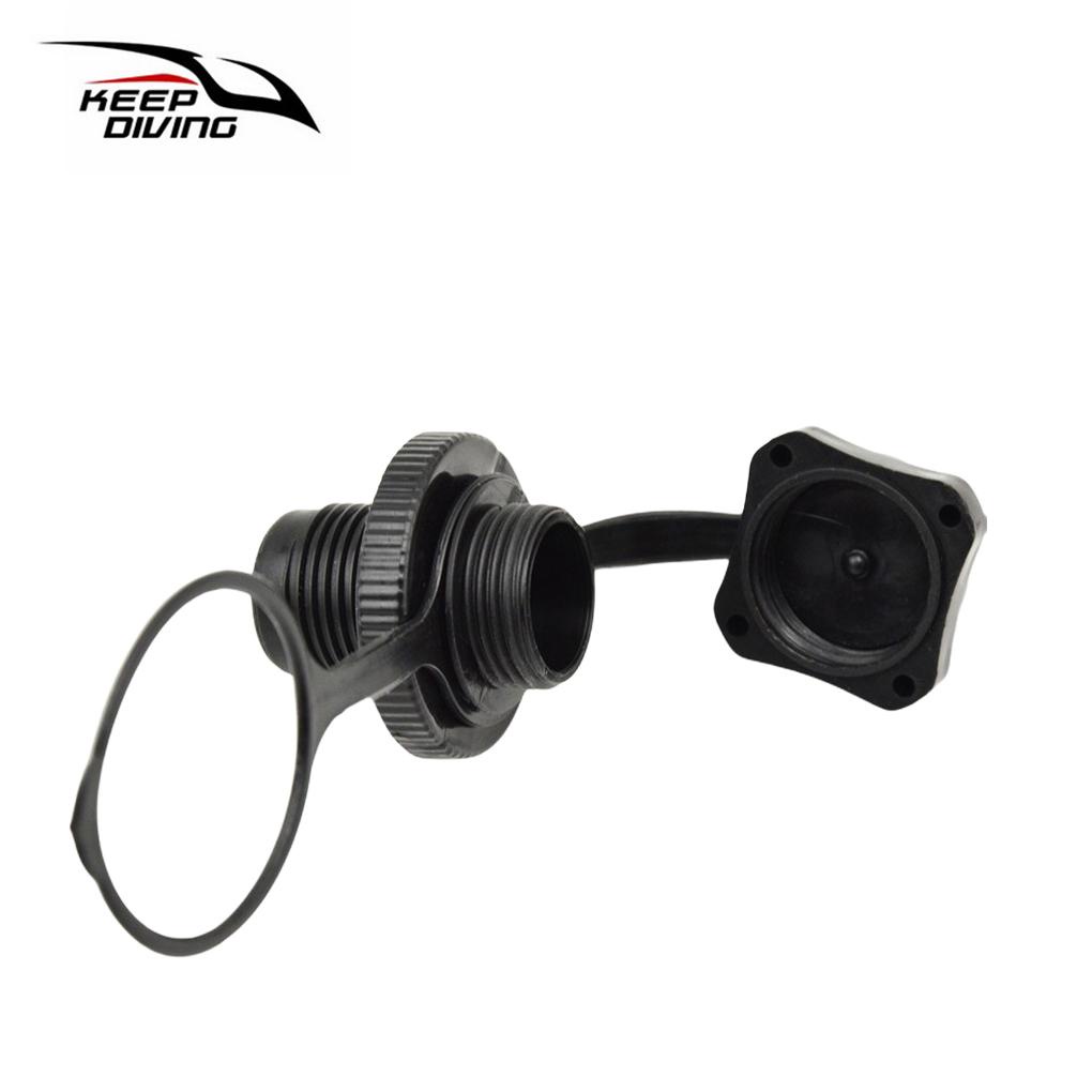 Bộ 2 Đầu Van Bơm Hơi Bằng Cao Su Chống Rò Rỉ Cho Thuyền Kayak Bơm Hơi