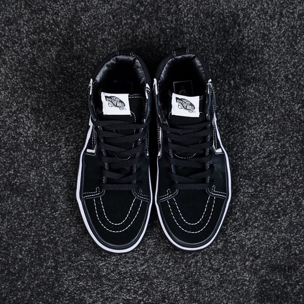 Giày Thể Thao Vans Sk8-Hi Bolt Lightning Màu Đen Phong Cách Cổ Điển Thời Trang Dành Cho Nam Và Nữ-1838