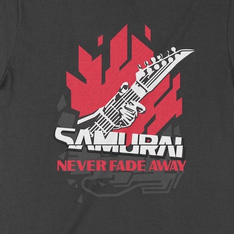Áo thun SAMURAI: Never Fade Away - Cyberpunk 2077 Unisex Trùm Cuối Game, Cotton 100% 2 màu nam nữ 0078