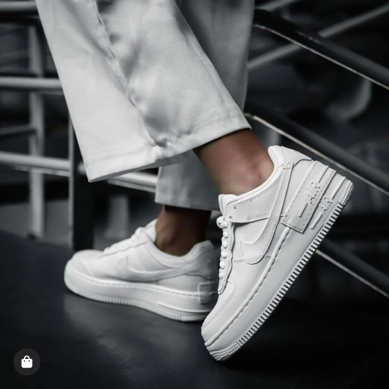 GIAY NIKE_AIR FORCE 1 SHADOW ALL WHITE 2021** 8215