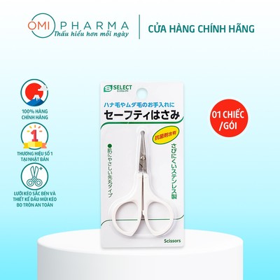 Kéo Tỉa Lông Đầu Tù S Select Nhật Bản (1 Chiếc/Gói)