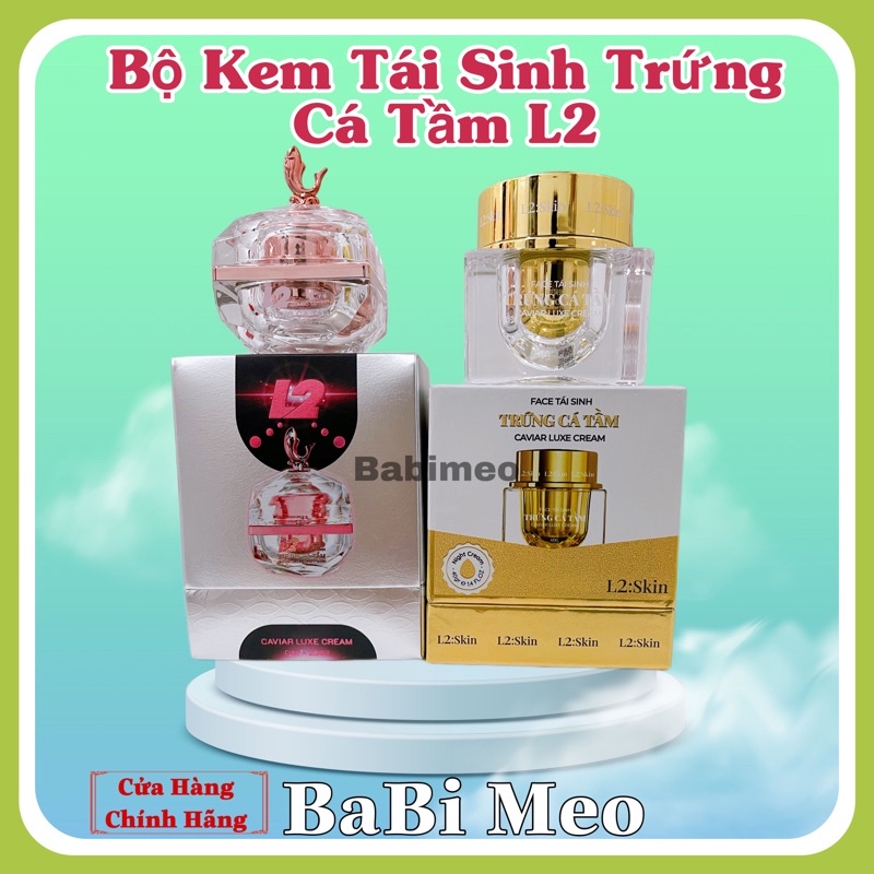 Bộ Kem Trứng Cá Tầm Tái sinh L2