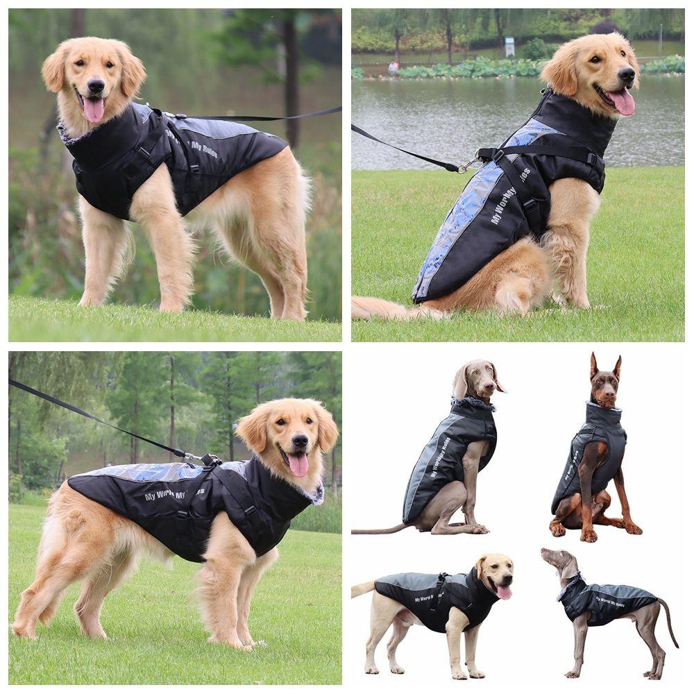 Áo Khoác Phản Quang Chống Thấm Nước Mùa Thu Đông Cho Cún Cưng LAYOR1