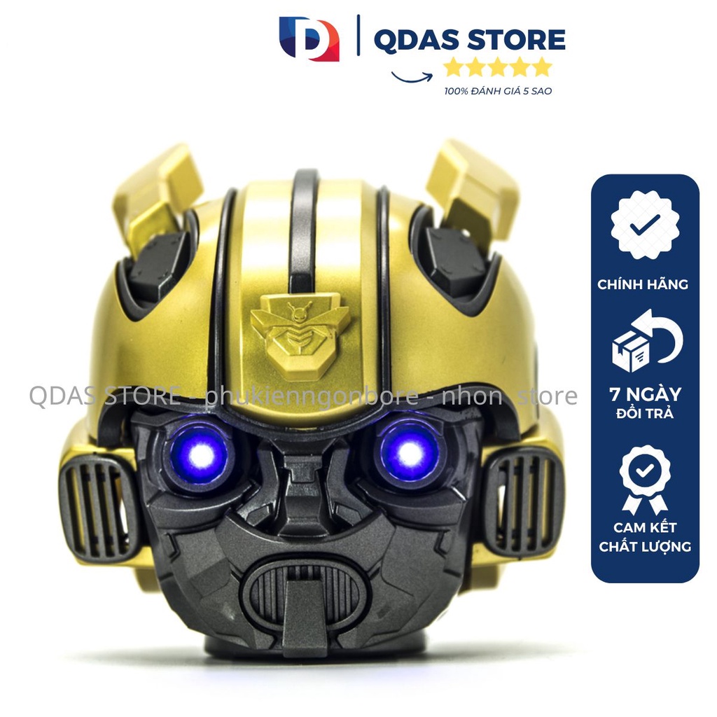Loa bluetooth bumblebee loa máy tính laptop pc có jack 3.5 thẻ nhớ USB bảo hành 24 tháng