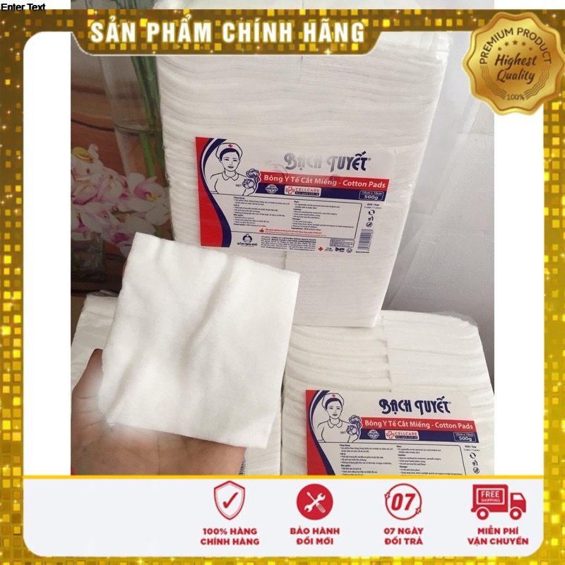 Bông Bạch Tuyết, Bông Y Tế Cắt Sẵn 7x7CM DCPX-NTA