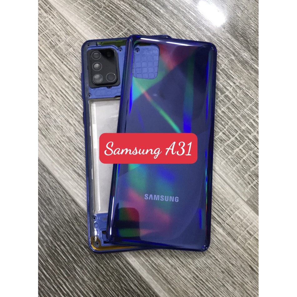 Bộ xương vỏ samsung A31 zin