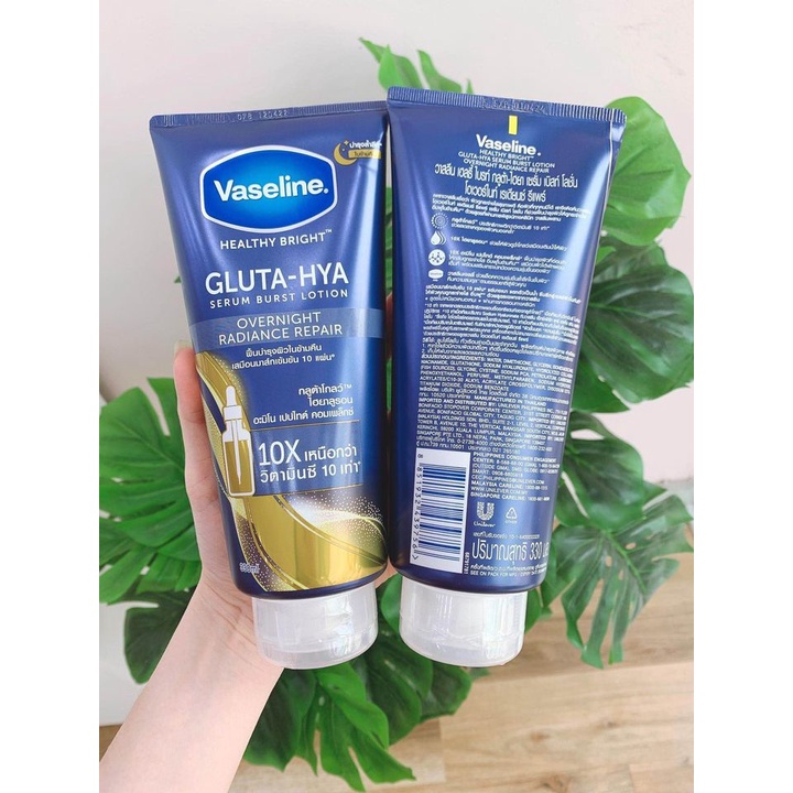 Sữa Dưỡng Thể Vaseline Healthy Bright Gluta HYA Serum 10X Thái Lan