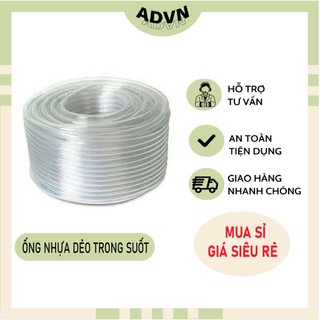 Ống nhựa dẻo trong suốt phi 6mm, 8mm, 10mm, 12mm