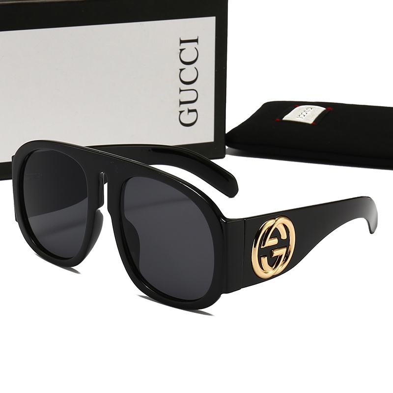 Kính Râm Hiệu GUCCI GG Oversized Tròng Màu Gradient Chống Tia uv400 Sang Trọng