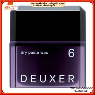 Sáp giữ nếp cực mạnh, hiệu ứng khô cho độ phồng 003 Number Three Deuxer Dry Paste Wax 6 80g