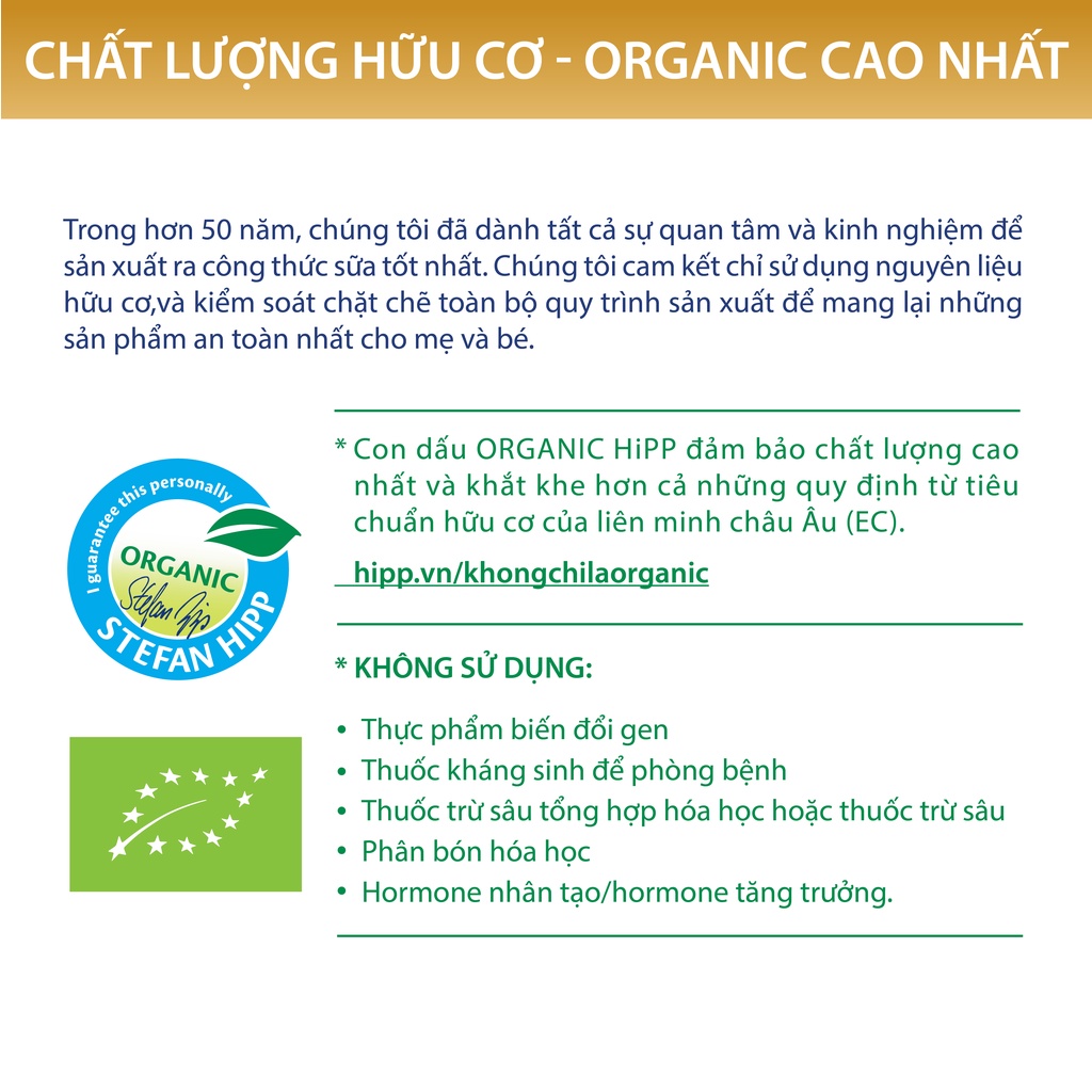 Thùng 6 lon sữa dê HiPP 2 Organic 400g - Giúp bé phát triển chiều cao, trí não, tăng cường hấp thu