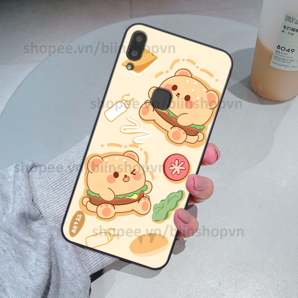 Ốp Vivo V9 / V9 Youth in hình gấu chocolate kẹo ngọt siêu đẹp siêu xinh