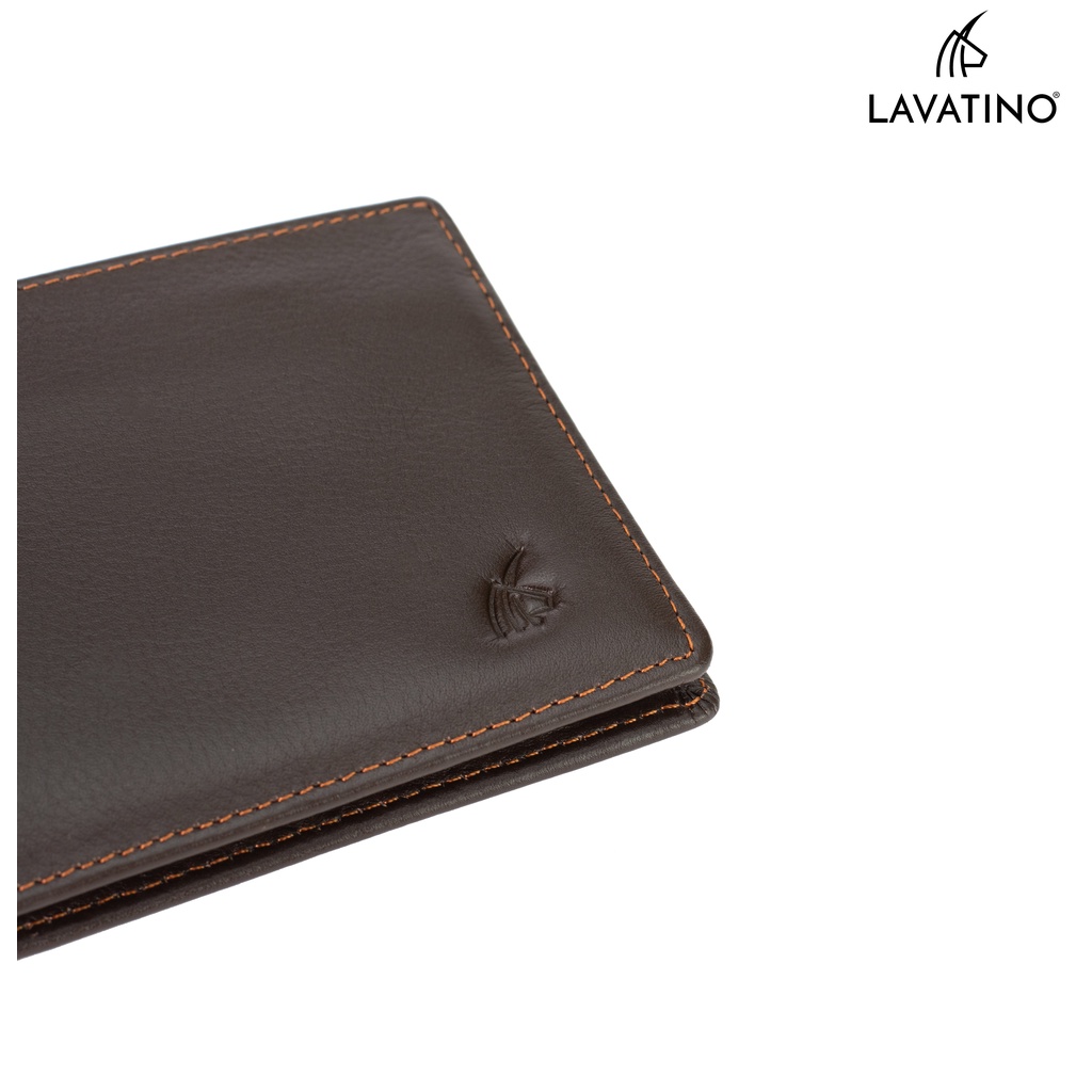 Ví bóp nam Classic 04 da bò mềm có ngăn khóa kéo phong cách đơn giản, tặng kèm phụ kiện gói quà và bảo hành chính hãng L