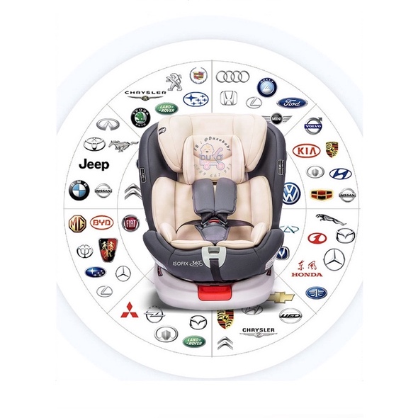 Ghế ngồi ô tô cho bé 360 độ Isofix an toàn DUXO BABY mẫu 2023. Ghế Ngồi Oto Cho Bé Từ 0-12 Tuổi