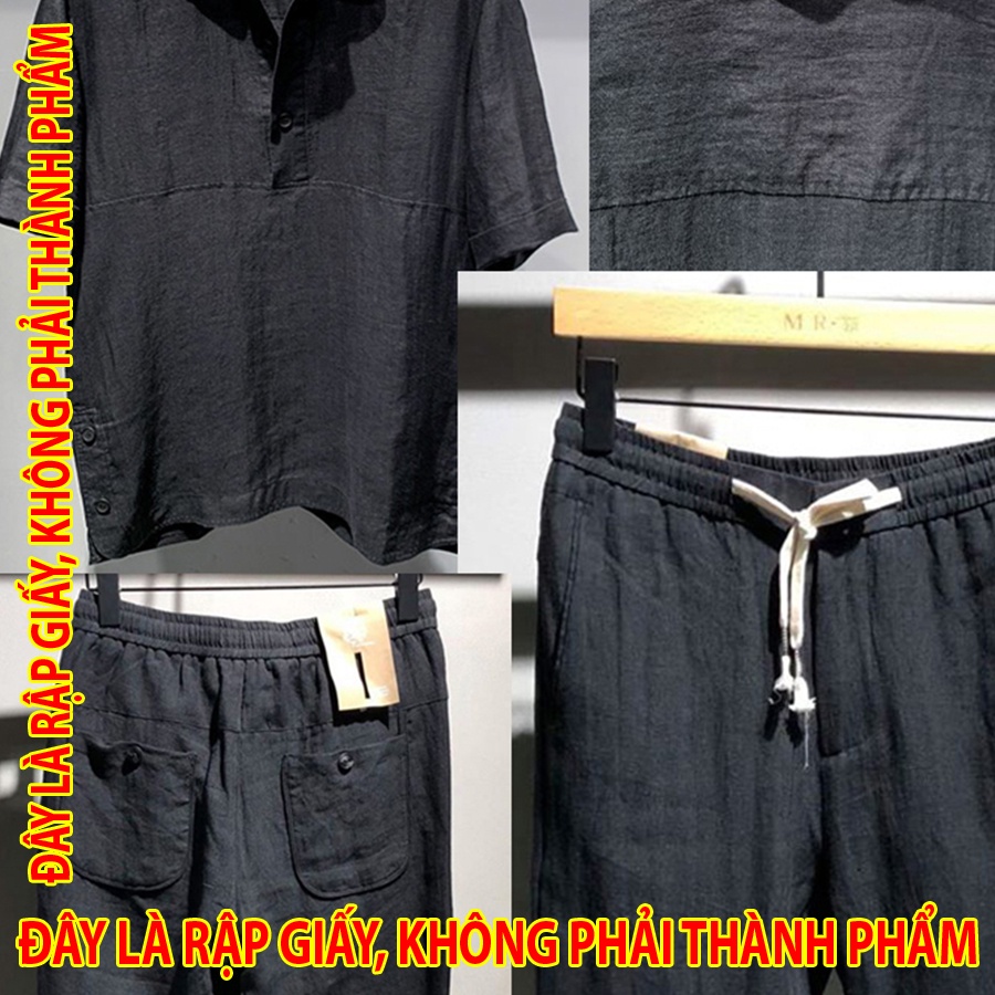 Rập Giấy 30121 - Set Linen cá tính