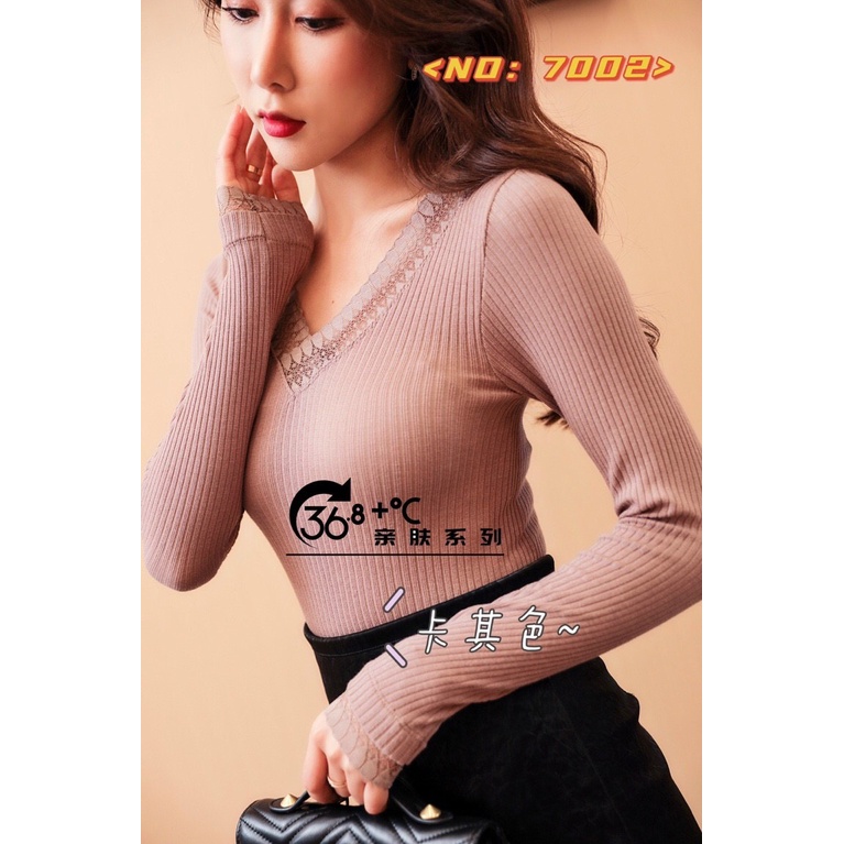 Áo giữ nhiệt nữ phối cổ ren , caro  siêu đẹp, siêu ấm , hàng đẹp Quảng Châu