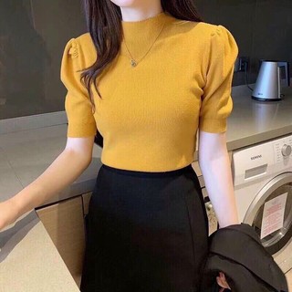 áo len nữ tay bồng