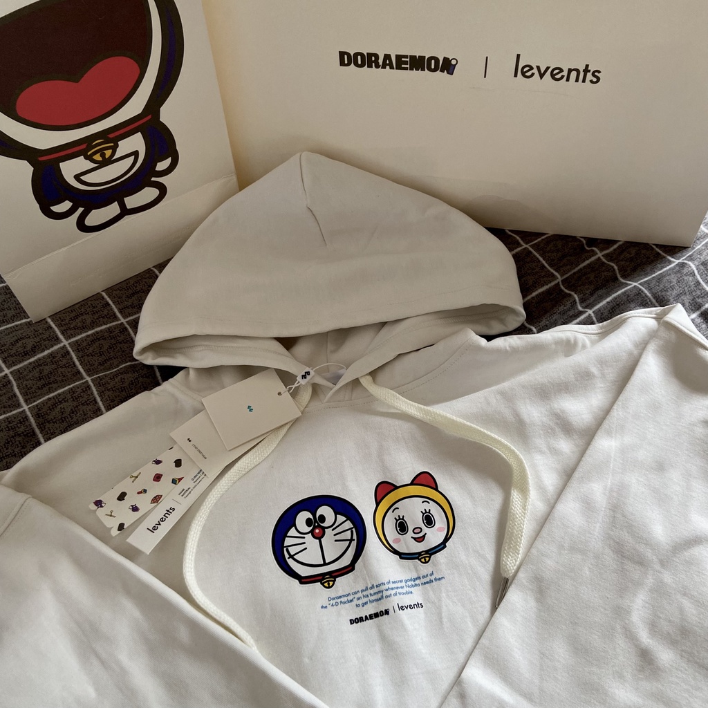 Áo khoác Hoodie "DORAEMON COLLAB" chính hãng
