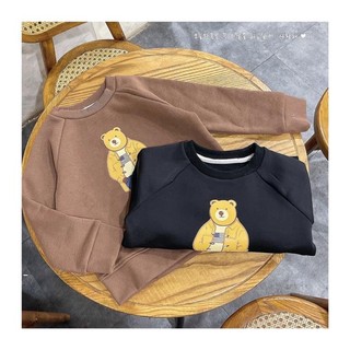 Combo 2 áo nỉ hình gấu cho bé