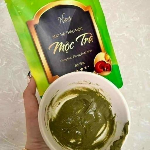 Mặt nạ thảo mộc Mộc Trà Nicos Beauty chính hãng