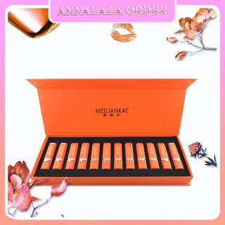[SẴN] Set Son 12 Thỏi MEILIANKAI FullBox Cao Cấp