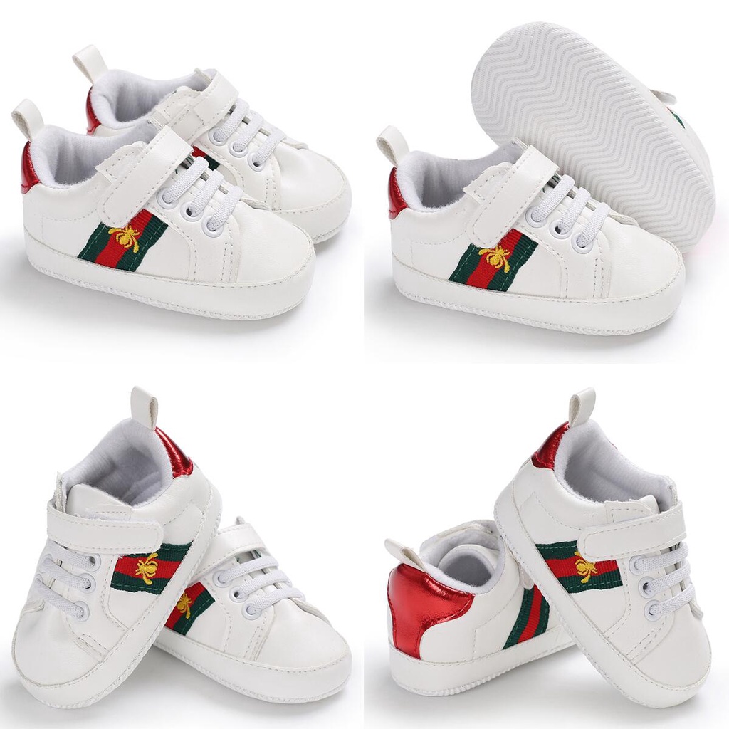 Giày Sneaker Da PU Đế Mềm Cho Bé Sơ Sinh