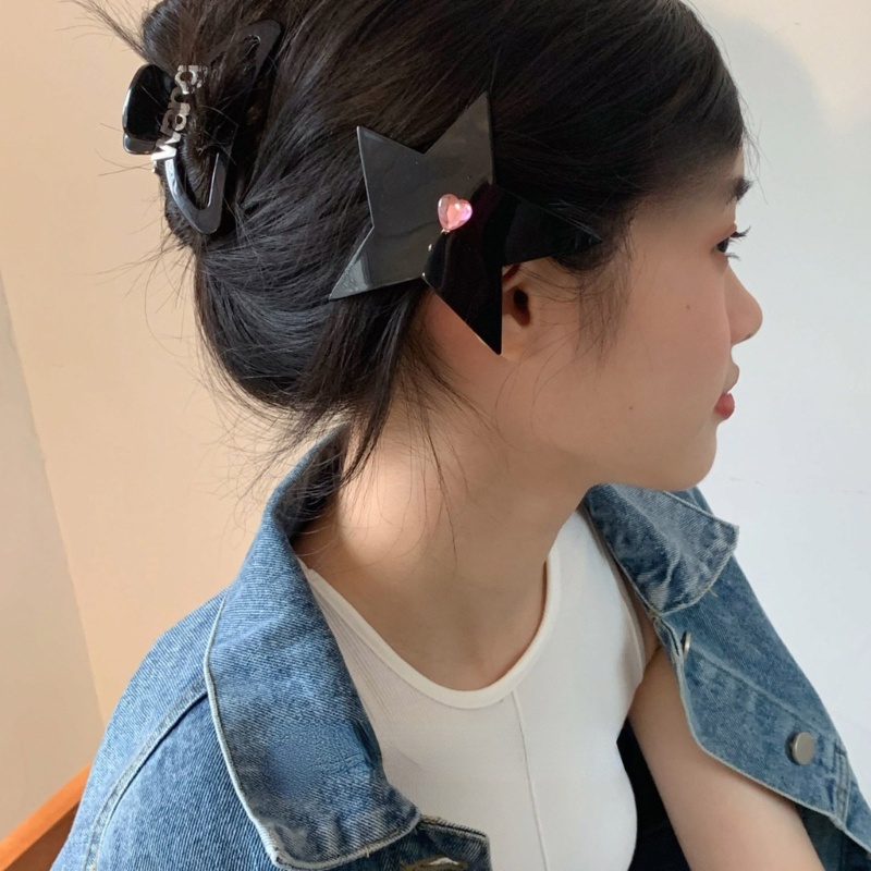 Kẹp Tóc Hình Ngôi Sao / Mỏ Vịt Dễ Thương Dùng Đi Du Lịch