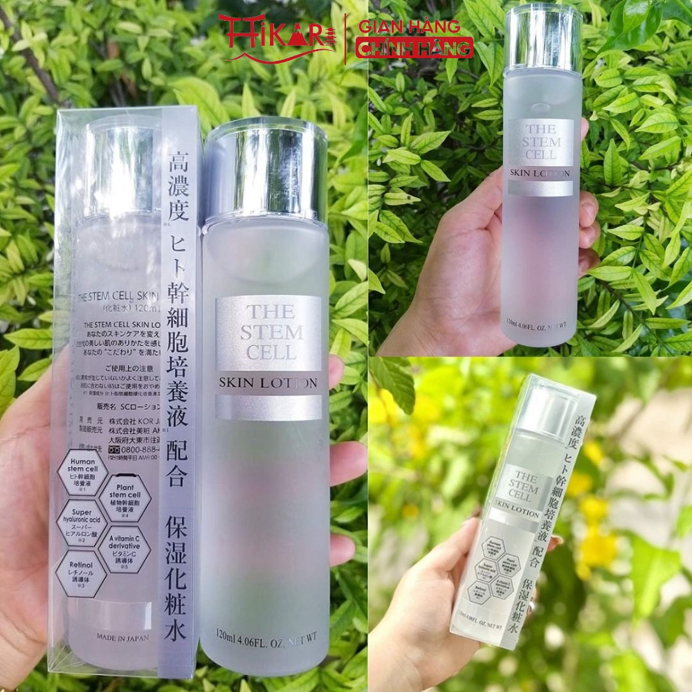 Nước Hoa Hồng Tế Bào Gốc The Stem Cell Skin Lotion Nhật Bản 120ml