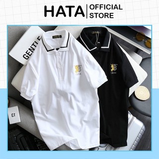 Áo Thun Nam Nữ Ngực Thêu Chữ BT 1856 Chất Liệu Cao Cấp 242 Cổ Bẻ Phối Màu Polo Phong Cách Thời Trang Cực Hot - Hata24h