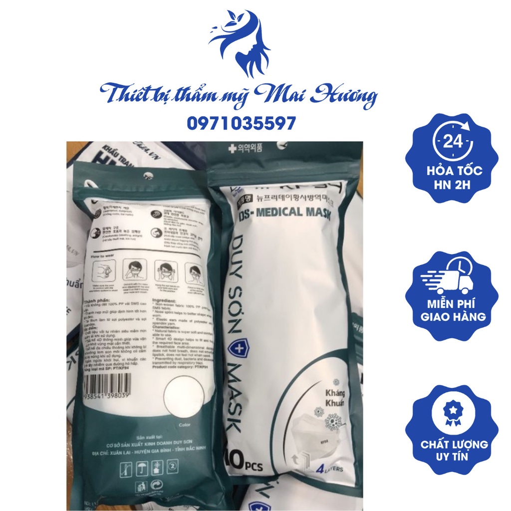 Khẩu Trang y Tế 4D Kf94 Giúp Ngăn Giọt Bắn Chống Bụi Mịn ô Nhiễm Môi Trường Bảo Vệ Sức Khỏe Thùng 300 Chiếc