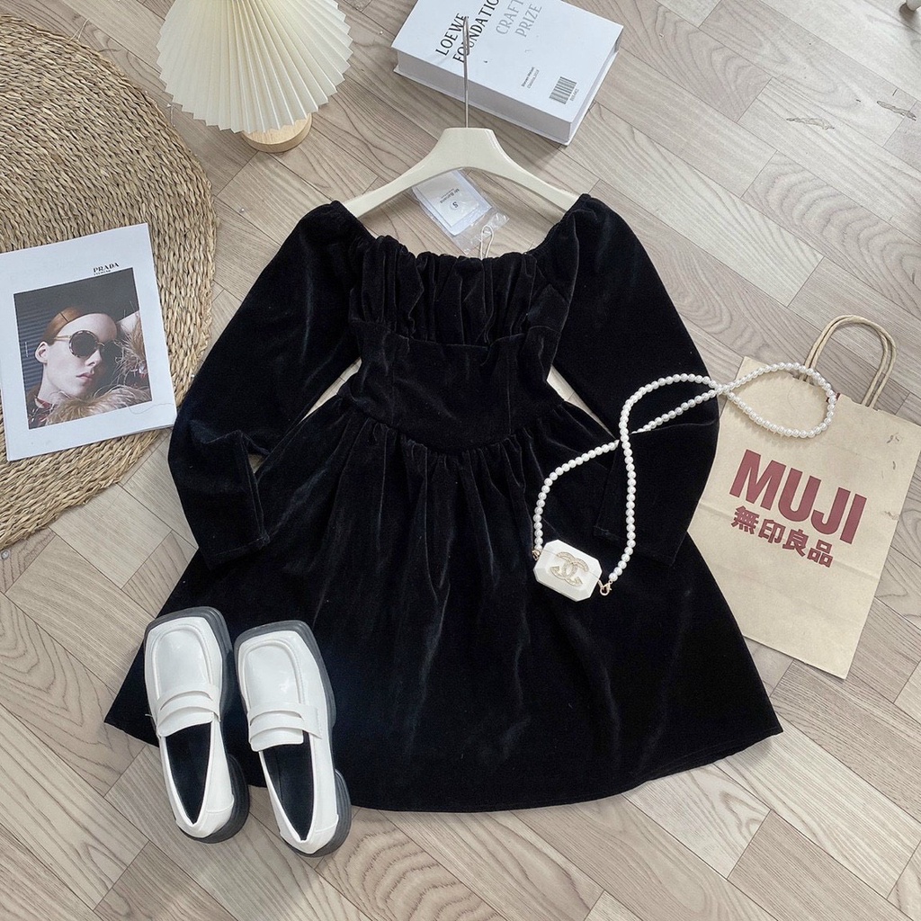 Siêu phẩm váy nhung về hàng.-9C8T