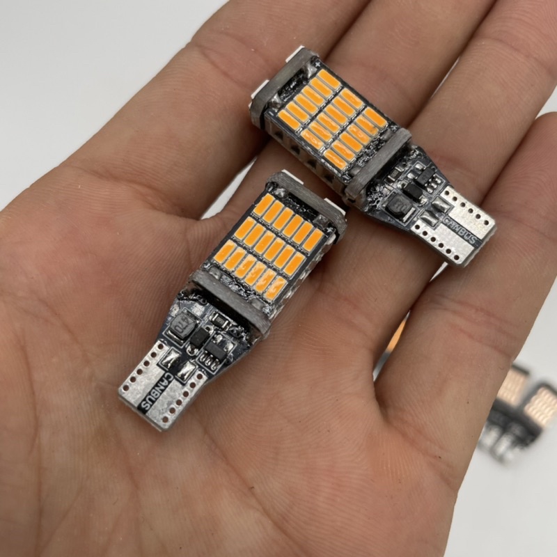 Đèn LED Xi nhan T15 Cho Ô tô Xe máy Chíp 4014 Siêu sáng