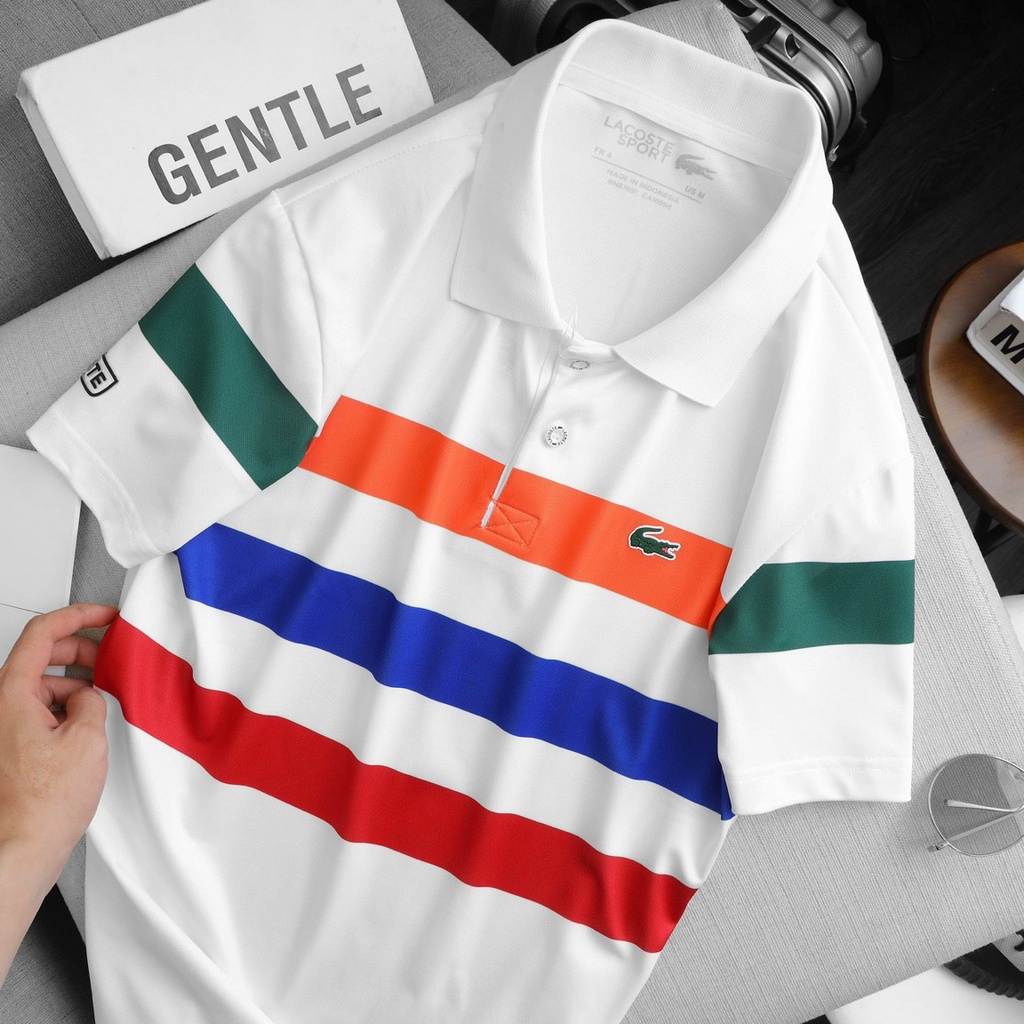 Áo polo có cổ ,áo thun cổ bẻ LACOSTE thời trang cao cấp chất vải cá sấu poly mềm mịn co giãn cao Shop Xuân Thủy