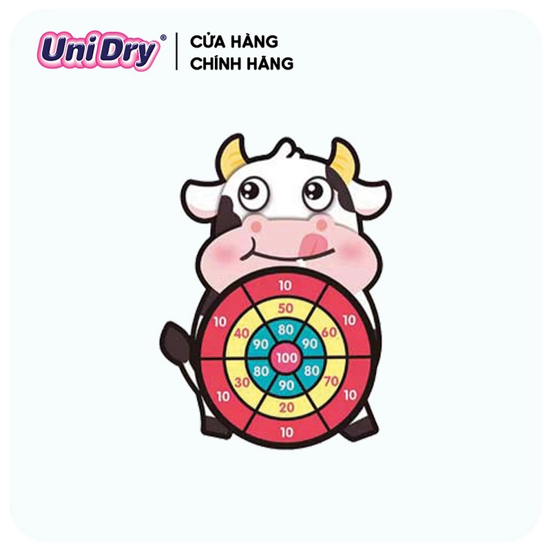 Đồ chơi ném banh dính hình thú Unidry