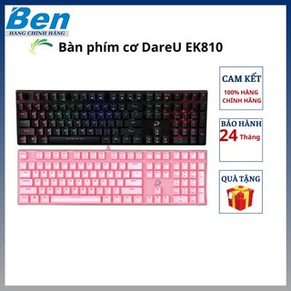 Bàn phím cơ dareu ek810 blue / brown / red switch - hàng chính hãng